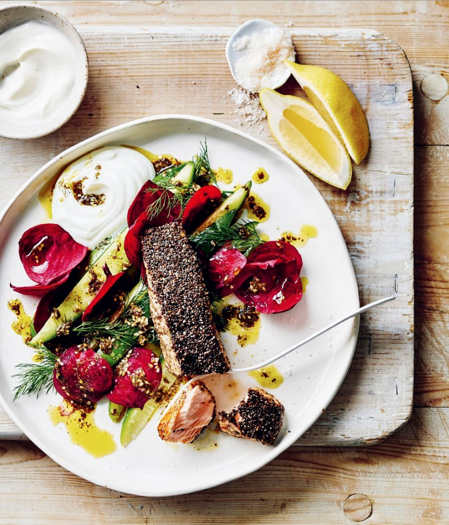 Recipe – Crispy Chia Salmon